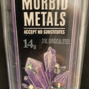 Morbid Metals 14g Labret Studs New (4 Pack)